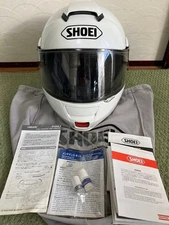 SHOEI NEOTEC Full Face Helmet M 57cm Metallic White Excellent Free Shipping