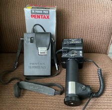 Pentax AF400T Flash, 4P Sync Cord A, TR Power Pack TESTED WORKS