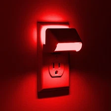 Red LED Night Light, Dusk to Dawn Sensor, Dual Lighting Mode, Guide Light, an...