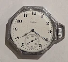 Antique 1918 ELGIN Grade 301 Model 2 12s 7j Pocket Watch Working!
