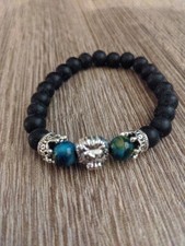 Tiger Eye Beaded Bracelet Yoga Reiki Healing