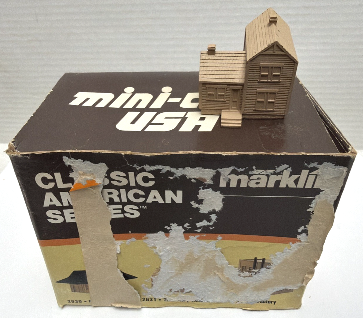 MARKLIN MINI-CLUB Z 2631 2-STORY HOUSE CAST RESIN 1.18
