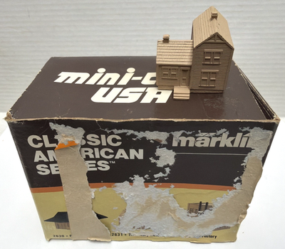 MARKLIN MINI-CLUB Z 2631 2-STORY HOUSE CAST RESIN 1.18