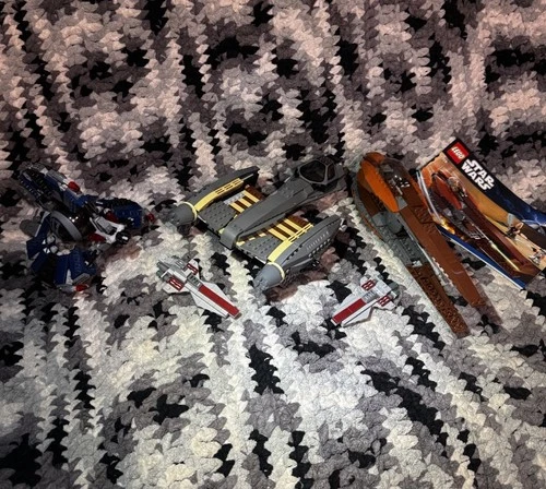 Lego Star Wars INCOMPLETE  set Lot: 8095, 8086, 7959, 8092, 30053