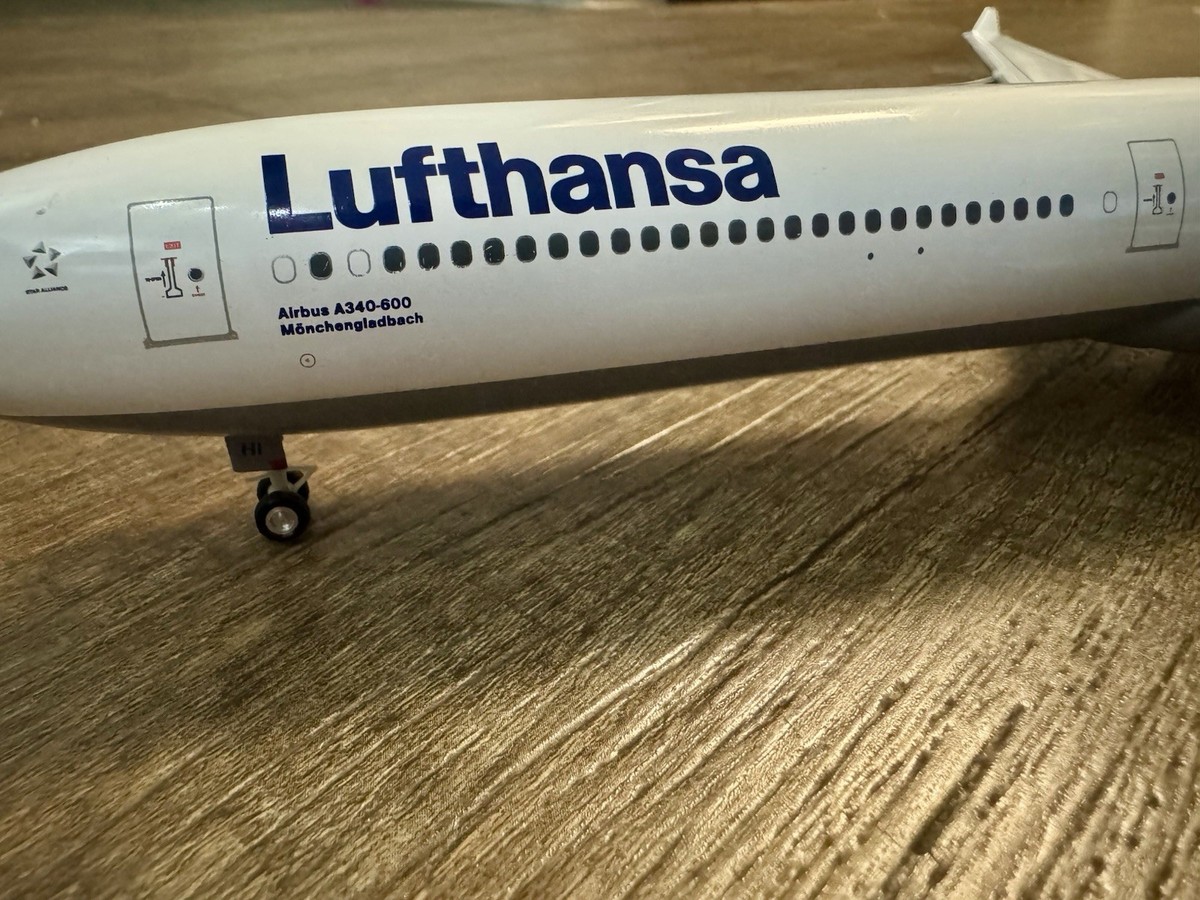 Lufthansa Airbus A340-600 - Herpa 1:200 Scale | eBay