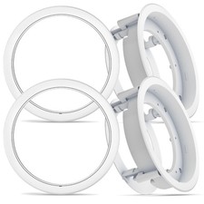 Fusion 2 pairs MS-FM65KIT 6.5" White Flush Mount Speaker Kit