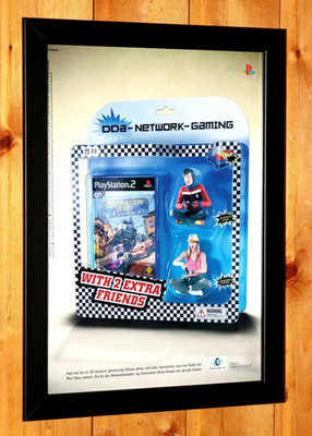 2002 Destruction Derby Arenas PS2 Small Promo Werbeblatt Poster Ad Page Frame