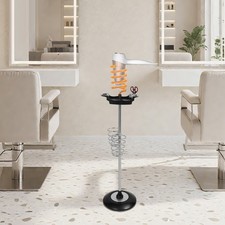 Hair Dryer Stand Hair Drying Tool Shelf with Tray  Spiral Holders for Salons