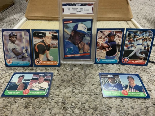 1986 Donruss Baseball Complete Set 660 Cards NM ACG 9 McGriff, Canseco, Fielder
