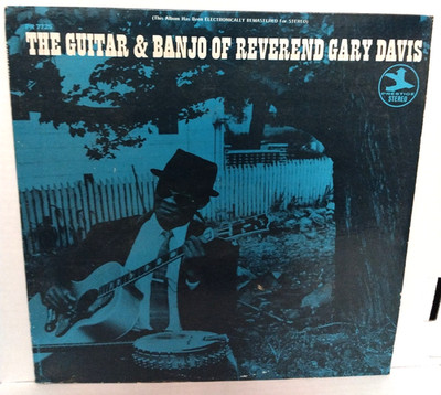 The Guitar & Banjo Of Rev Gary Davis 1969 Vinyl lp PRESTIGE PR-7725