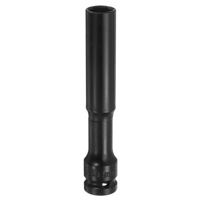Thin Wall 6 Point Impact Socket 14mm Socket 1/2'' Drive 5'' Extra Long CR-V Steel