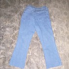 LOFT Women’s Cropped Jeans Blue White Striped Light Wash Mid Rise Denim 29 — photo 8