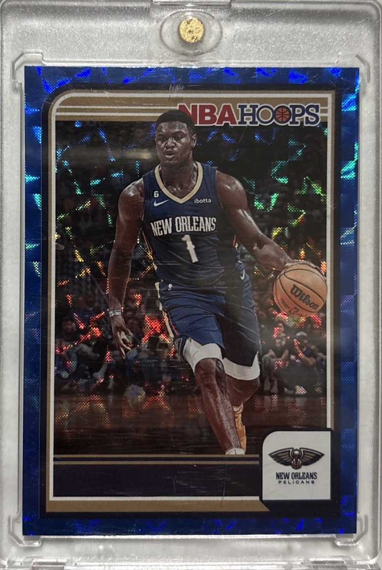 2023-24 Panini NBA Hoops Zion Williamson Hyper Blue Asia Exclusive