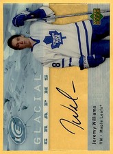 2007-08 Upper Deck Ice Glacial Graphs Jeremy Williams Toronto Maple Leafs #GG-JW