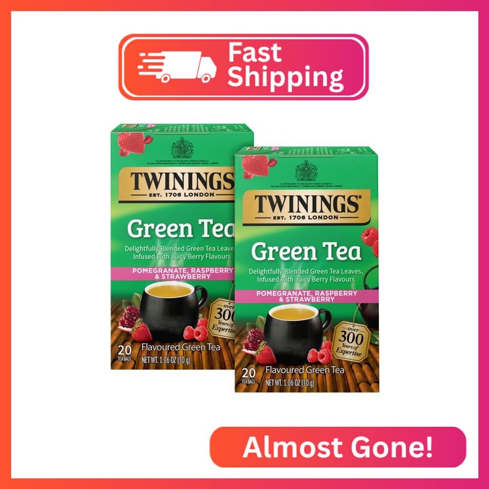 With Pomegranate, Raspberry, And Strawberry - Caffeinated Gre