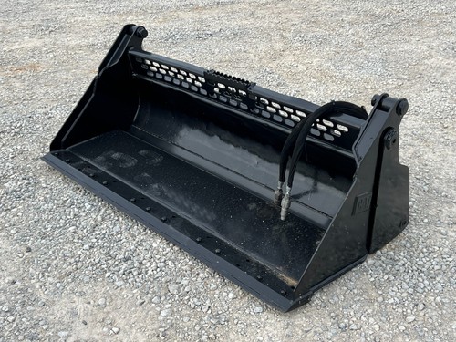 CAT 72" 4-IN-1 Multi Purpose Smooth Bucket Attachment Skid Steer Quick Attach