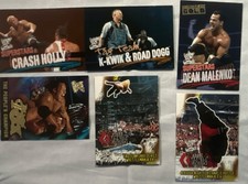 Fleer WWF WrestleMania Rewind Trading Card Lot The Rock Road Dogg 6 Cards