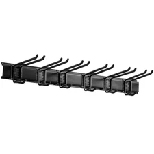 Heavy Duty Wall Mount Tool Storage Rack Steel Black 48 Wide Garage Organizer wit
