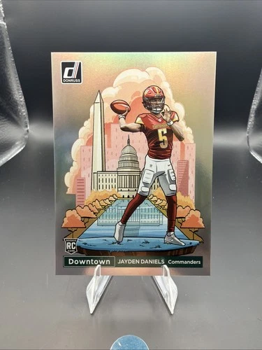 2024 Panini Donruss Downtown! Jayden Daniels (RC) #16 - Washington Commanders