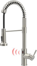 Smart Touchless Kitchen Faucet with Pull Down Sprayer - Brushed Nickel