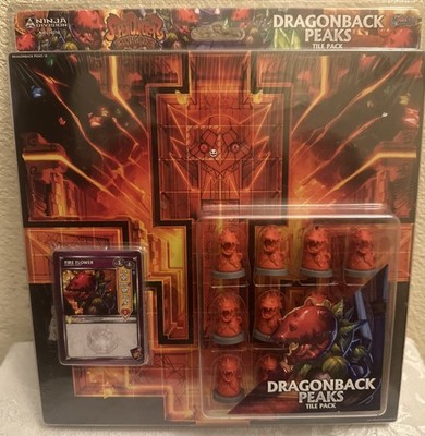 Ninja Super Dungeon Explore Dragonback Peaks Tile Pack Collectible Chess New