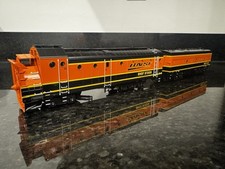 HO Scale Athearn BNSF Rotary Snow Plow w/B-Un...