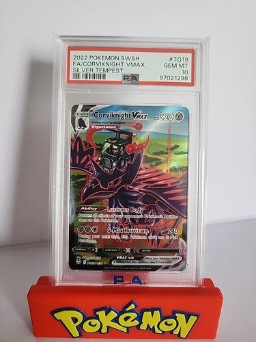 Corviknight VMAX TG19/TG30 Swsh12: Sword & Shield - Silver Tempest Trainer PSA10