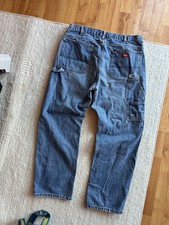 Vintage 00s Dickies Carpenter Jeans Size 36x30 Distressed Faded