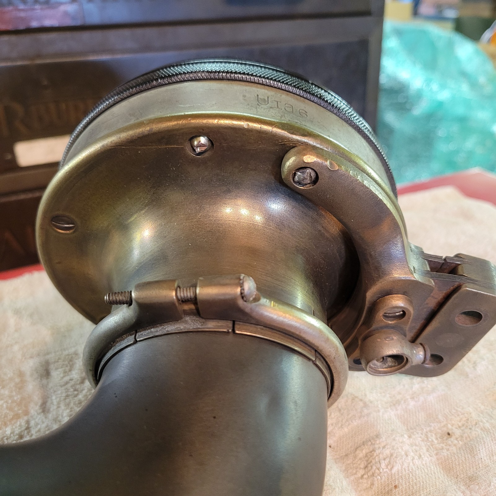 Vintage Robert Bosch U1A6 Brass Horn 12V Mercedes, Rolls-Royce 1920s-1930s