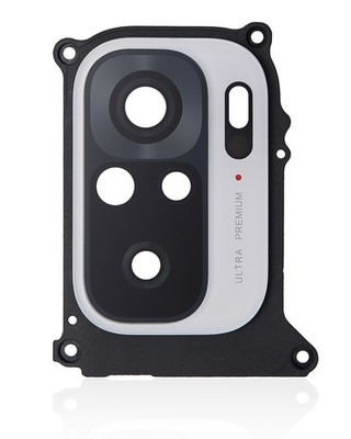 Back Camera Lens With Bracket / Bezel For Xiaomi Redmi Note 10 (Pebble White)