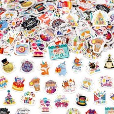 150pcs New Year Foam Stickers, 2026 News Years Cute Label Stickers for New
