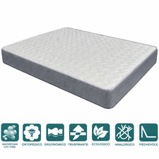 Materasso Matrimoniale 20cm 160x190 Memory Foam 100% Made In Italy Anallergico