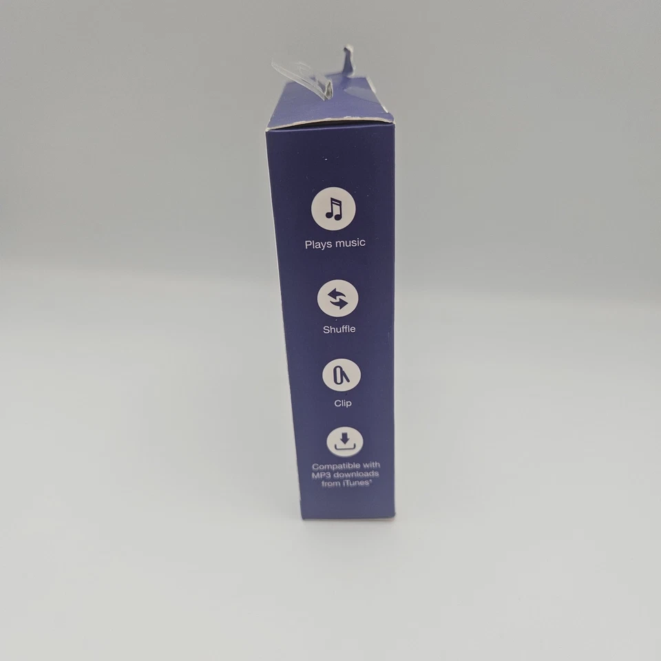 MP3 Player Eclipse Fit Clip 4GB Purple & Turquoise with Headphone Jack - Image 2 of 4