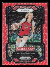 2024 Panini Prizm Monopoly WNBA #33 Karlie Samuelson Question Mark Prizms #/25
