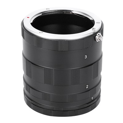 Metal Macro Photography Extension Adapter Tube Close Up Lens Ring For E Hot