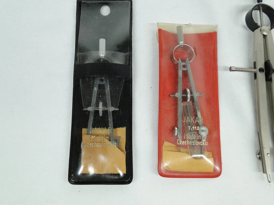 Vintage Jakar EcoBra etc Drawing Instruments Compass Technical Engineering Tools - Image 2 of 4