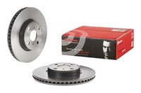 2X Brembo Bremsscheibe Prime Line - UV Coated 09.A535.11 FüR Yaris Toyota Vios