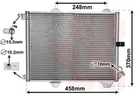 Van Wezel Kondensator, Klimaanlage U.A. FüR Subaru, Suzuki