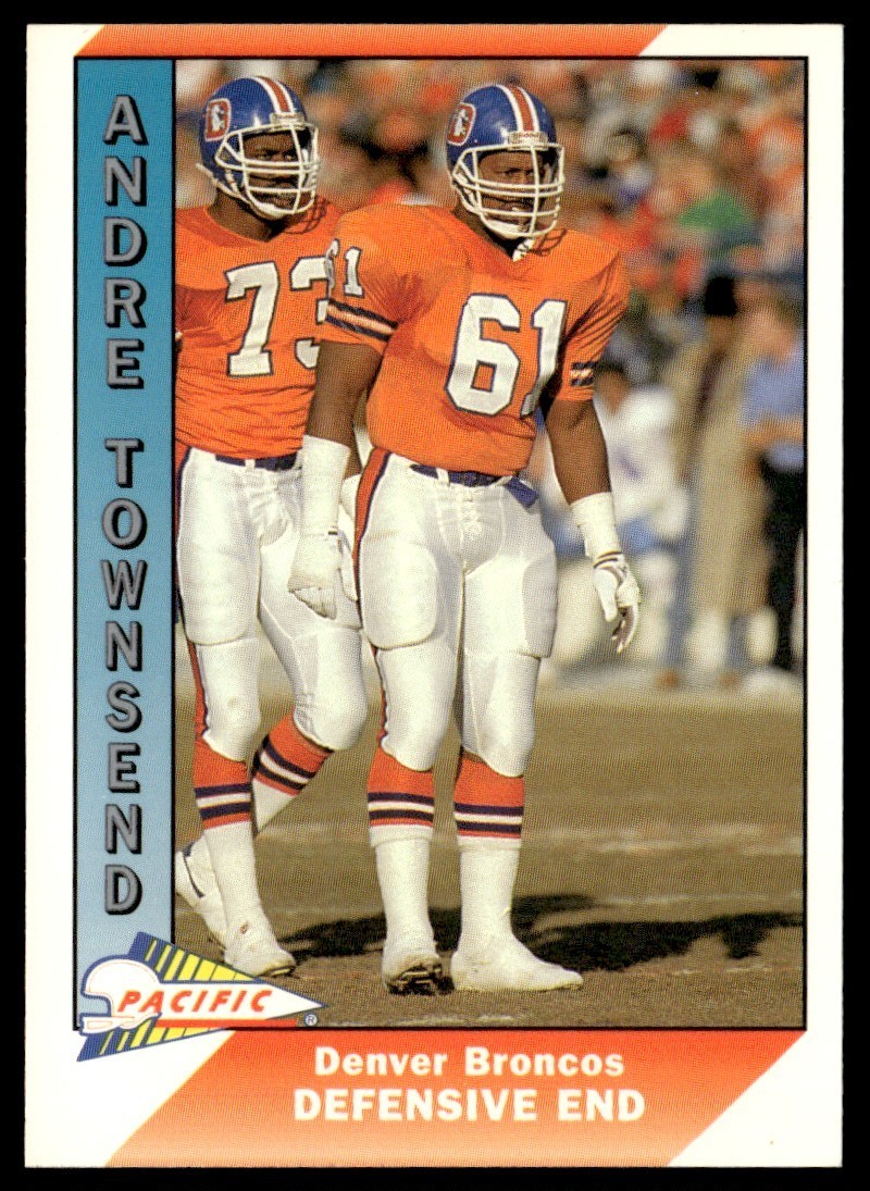 1991 Pacific Andre Townsend Rookie Denver Broncos #128A