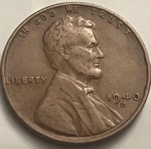 1940-D Lincoln Wheat Cent — Denver Mint — Excellent Detail — BN650