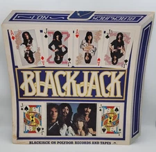 BLACKJACK Hard Finish Long Polydor Promo RARE Album Record Store Display 23 x 23
