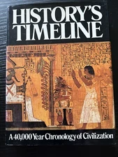 History's Timeline A 40,000 Year Chronology by Jean Cooke 1996 Hardcover