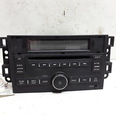 09 10 Chevy Aveo AM FM CD radio receiver OEM needs display cover 96989873