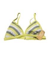 Women's Triangle Bikini Top - Kona Sol Yellow Medium 8-10 