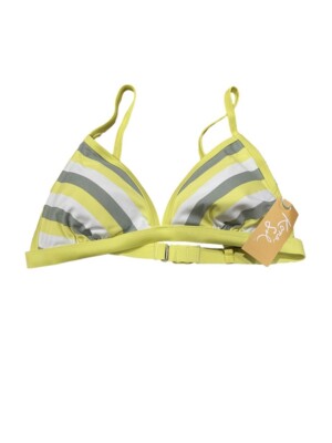 Women's Triangle Bikini Top - Kona Sol Yellow Medium (8-10)