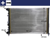 Mahle KüHler WasserküHler FüR Alfa Romeo 147 146 937 1.6 16V T.Spark Eco 2.0