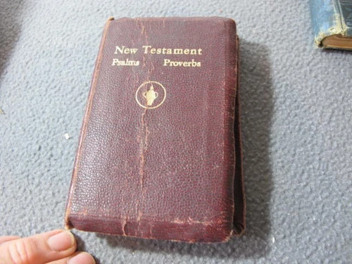 New Testament Psalms Proverbs 1962 Edition Pocketsize Gideon