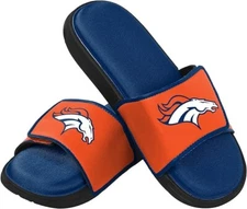 FOCO Denver Broncos NFL Mens Foam Sport Slide - L (11-12) NEW