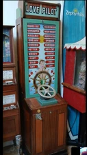 Vintage International Mutoscope Love Pilot Personality tester Arcade Machine