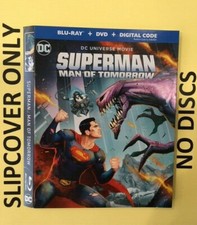 Superman: Man of Tomorrow 2020 - Blu-ray Slipcover ONLY - NO DISCS